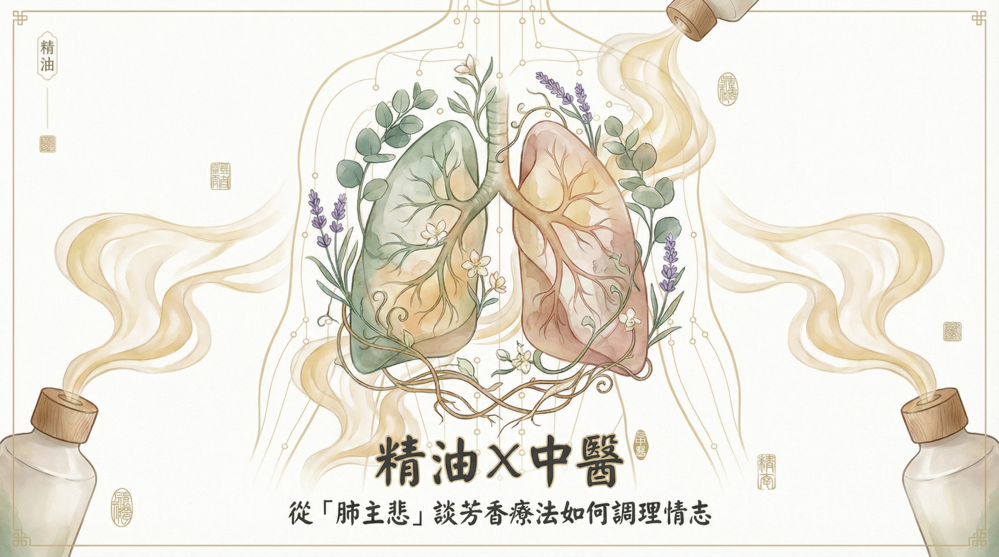 【精油 X 中醫】從「肺主悲」談芳香療法如何調理情志 - 淨心旅